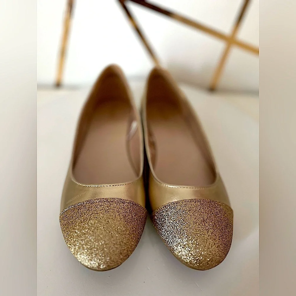 Girls Glitter Metallic Ballet (SH91)